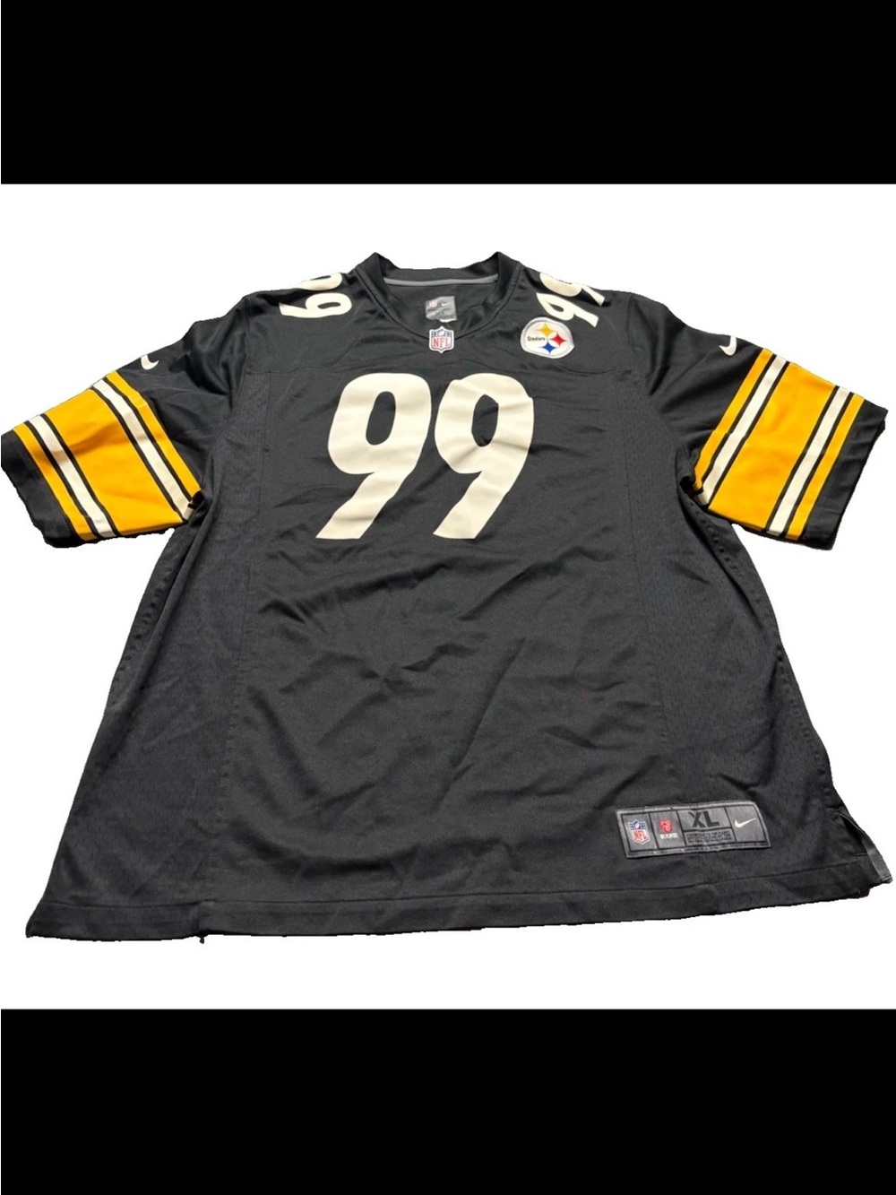 Pittsburgh Steelers #99 Brett Keisel Jersey Men’s XL Nike On-Field